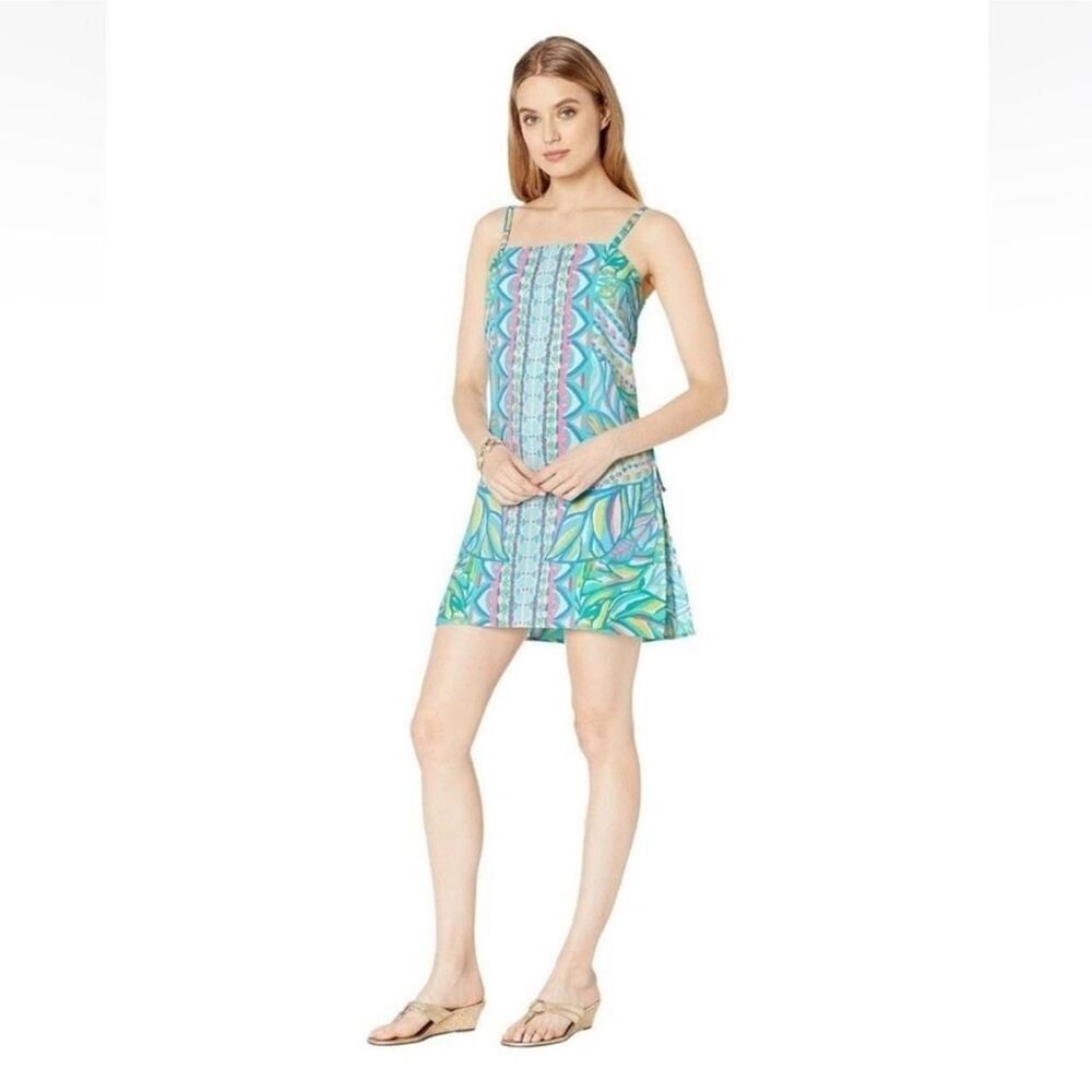 Lilly Pulitzer Sahar Romper Maraca My World Tropical XXS 00